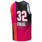 Shaquille O'Neal Miami Heat 2005/06 Hardwood Classics Fadeaway Swingman Player Jersey - Pink/Black