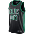 Boston Celtics Jordan Brand Swingman Custom Jersey - Statement Edition - Black
