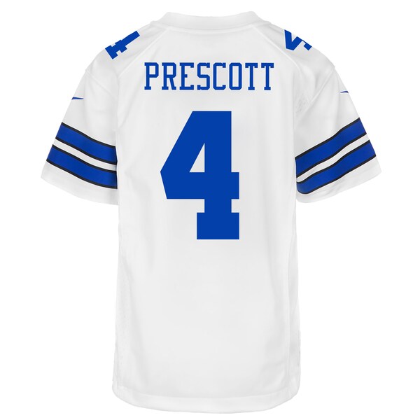 Dak Prescott Dallas Cowboys Nike Youth Game Jersey - White/Navy