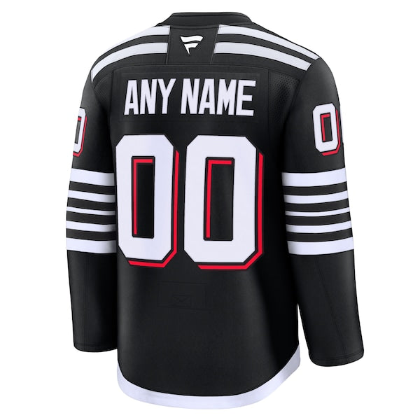 New Jersey Devils  Alternate Premium Custom Jersey - Black/Red/White