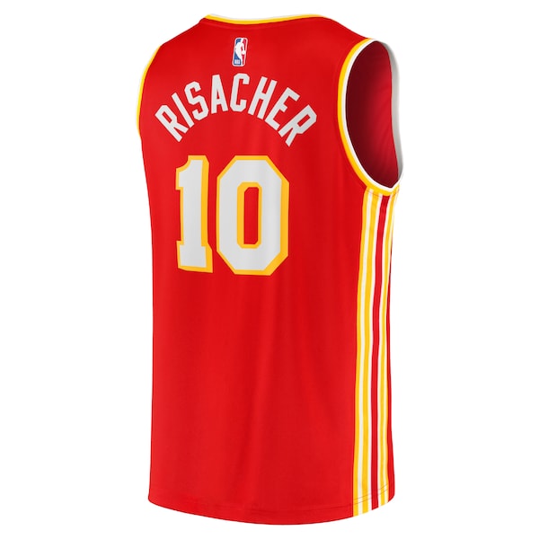Zaccharie Risacher Atlanta Hawks  Youth 2024 NBA Draft Fast Break Player Jersey - Icon Edition - Red