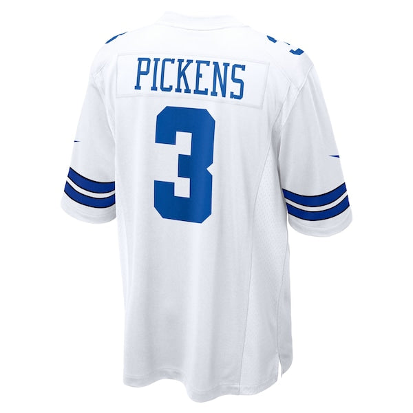 George Pickens Dallas Cowboys Nike Game Jersey - White/Navy