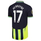 Kevin De Bruyne Manchester City Puma 2024/25 Away Authentic Player Jersey - Navy