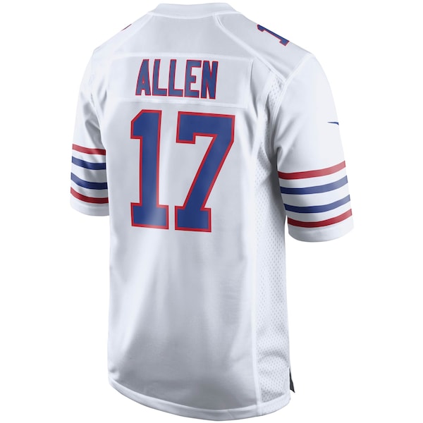 Josh Allen Buffalo Bills Nike Alternate Game Player Jersey - White/Red/Royal