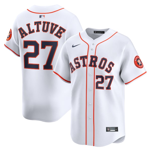 Jose Altuve Houston Astros Nike Home Limited Player Jersey - White