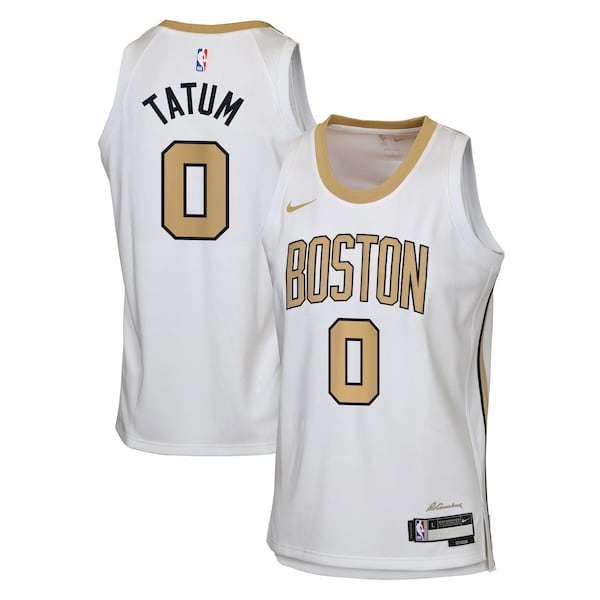 Jayson Tatum Boston Celtics Nike Youth 2025/26 City Edition Swingman Jersey - White