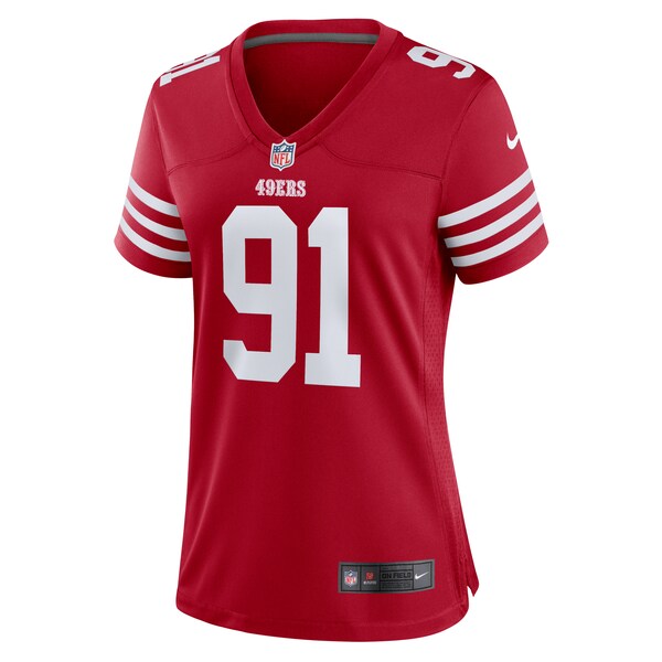 Earnest Brown IV San Francisco 49ers Nike Women's Team Game Jersey -  Scarlet