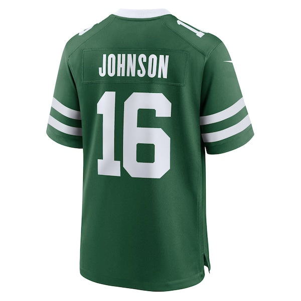 Tyler Johnson New York Jets Nike Team Game Jersey - Legacy Green
