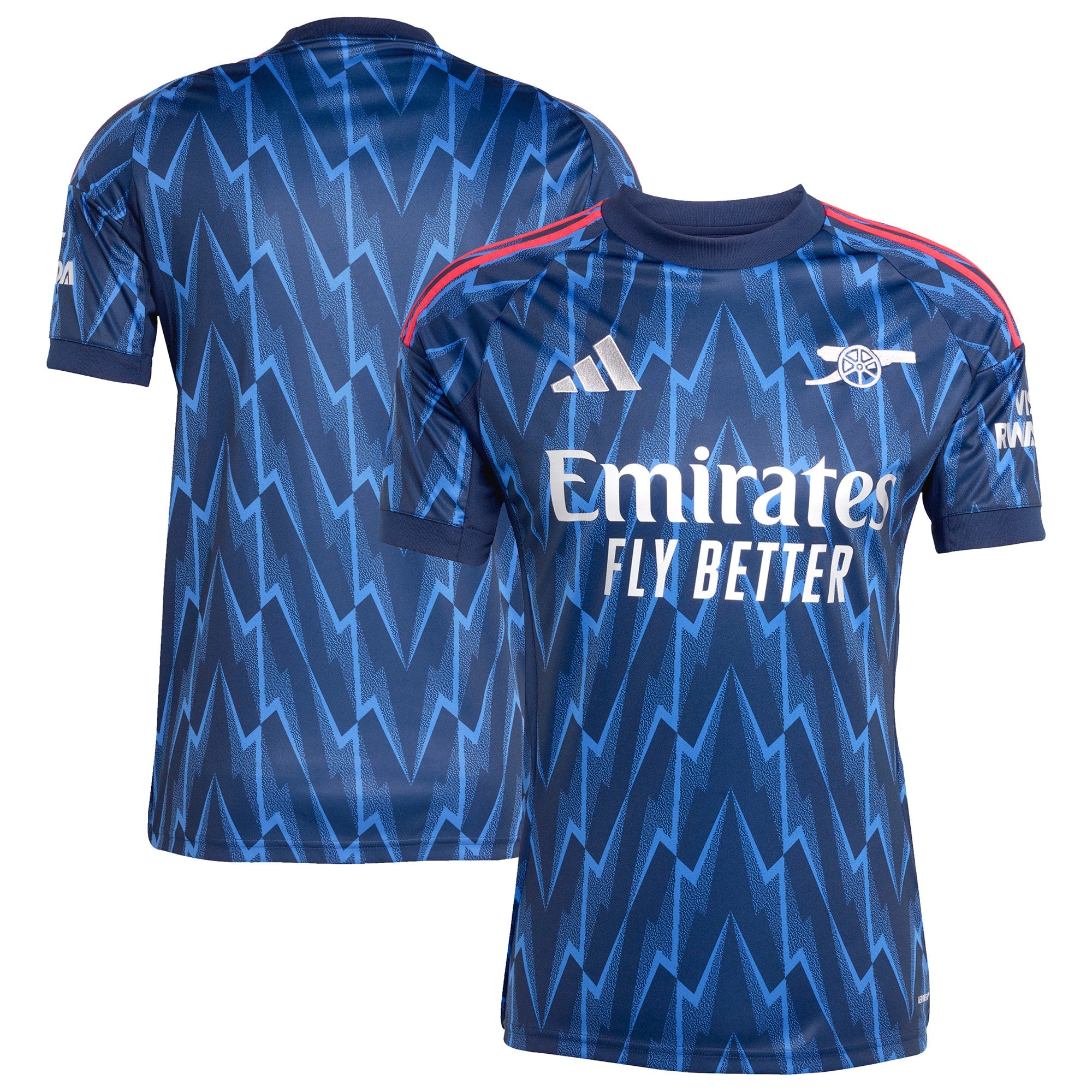Arsenal adidas 2025/26 Home Replica Jersey - Red/Blue