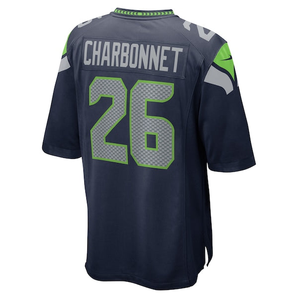 Zach Charbonnet Seattle Seahawks Nike  Game Jersey - College Navy