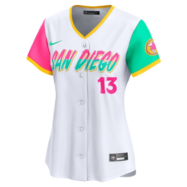 Manny Machado San Diego Padres Nike Women's City Connect Limited Player Jersey - White