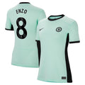 Enzo Fernández Chelsea Nike Women's 2023/24 Third Stadium Replica Player Jersey - Mint
