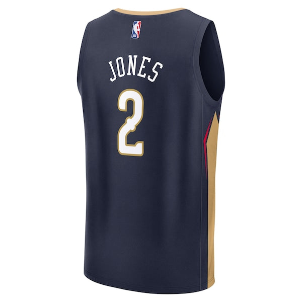Herbert Jones New Orleans Pelicans  Fast Break Replica Player Jersey - Icon Edition - Navy