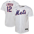 Francisco Lindor New York Mets Nike Youth Home Replica Player Jersey - White