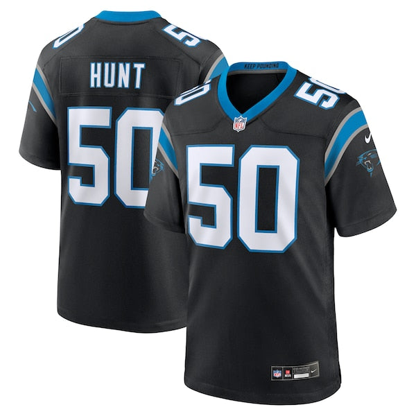 Robert Hunt Carolina Panthers Nike  Game Jersey -  Black