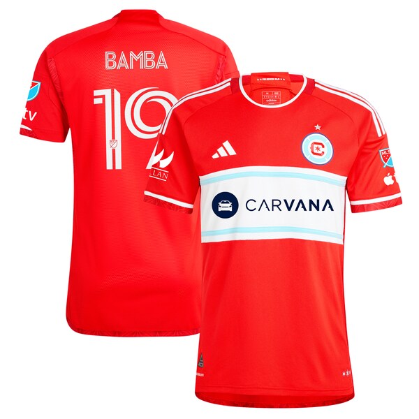 Jonathan Bamba Chicago Fire adidas 2024 Return To Red Authentic Player Jersey - Red