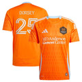 Griffin Dorsey Houston Dynamo FC adidas 2025 Season 20 Replica Player Jersey - Orange