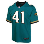 Josh Hines-Allen Jacksonville Jaguars Nike Youth Alternate 2 Prowler Throwback Game Jersey - Teal