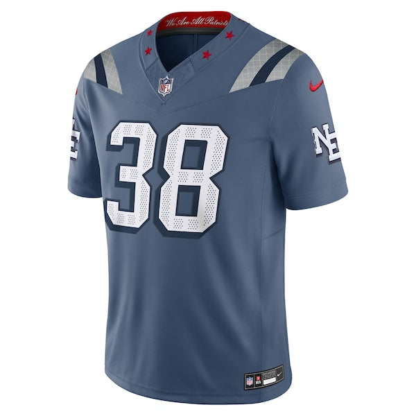 Rhamondre Stevenson New England Patriots Nike 2025 Rivalries Collection Limited Jersey - Storm Blue