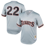 Will Clark San Francisco Giants Youth Cooperstown Collection Mesh Batting Practice Jersey - Gray