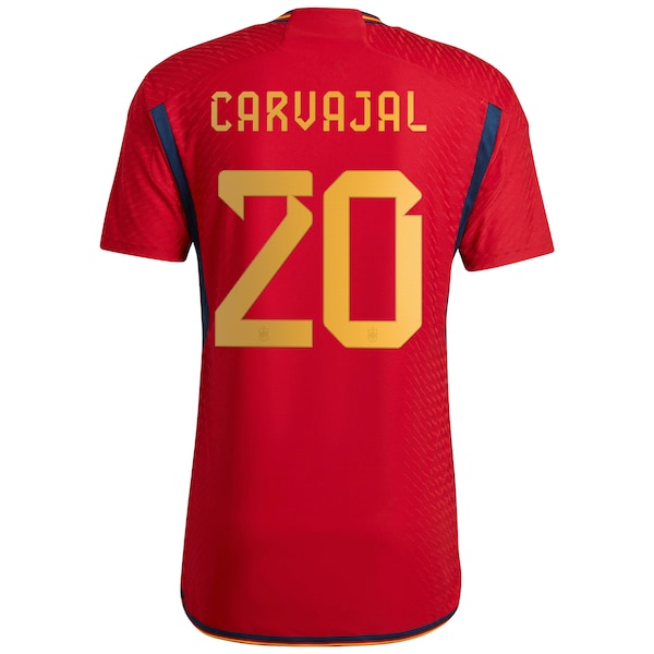 Daniel Carvajal Spain National Team adidas 2022/23 Home Authentic Jersey - Red