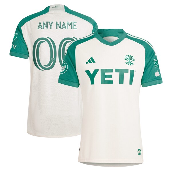 Austin FC adidas 2024 The Armadillo Kit Authentic Custom Jersey - Tan