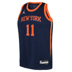 Jalen Brunson New York Knicks Jordan Brand Youth Swingman Jersey - Statement Edition - Navy