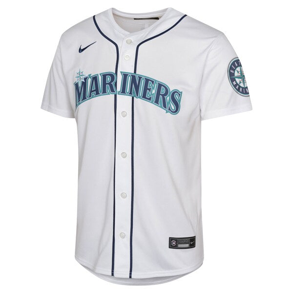 Julio Rodríguez Seattle Mariners Nike Youth Home Limited Jersey – White