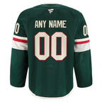 Minnesota Wild  Home Authentic Pro Custom Jersey - Green