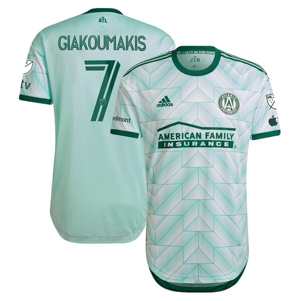 Giorgos Giakoumakis Atlanta United FC adidas 2024 The Forest Kit Authentic Player Jersey - Mint