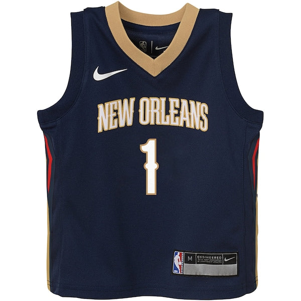 Zion Williamson New Orleans Pelicans Nike Preschool Swingman Player Jersey - Icon Edition - Navy