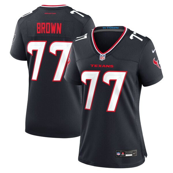 Trenton Brown Houston Texans Nike Women's Team Game Jersey -  Navy
