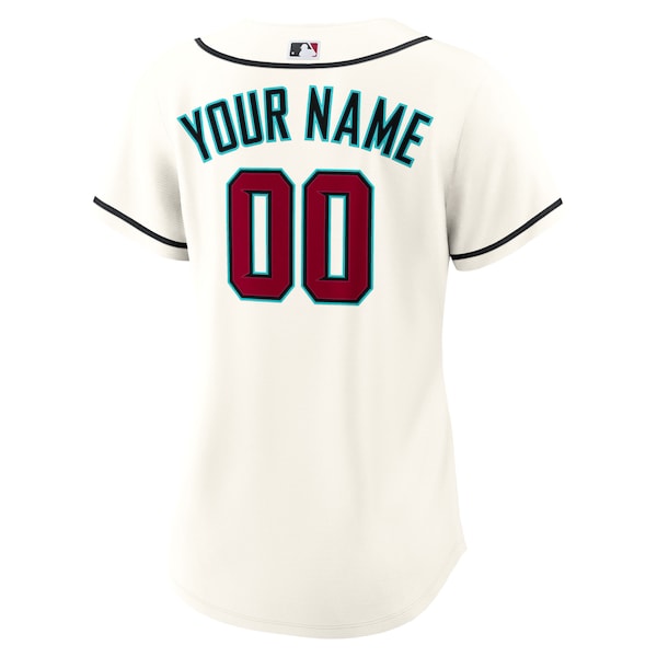 Arizona Diamondbacks Nike Women's Home Custom Replica 2.0 Jersey - Cream