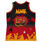 Atlanta Hawks x Tats Cru Hardwood Classics Fashion Jersey - Black
