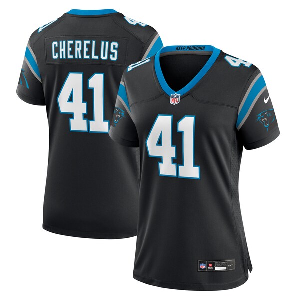 Claudin Cherelus Carolina Panthers Nike Women's Team Game Jersey -  Black