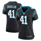 Claudin Cherelus Carolina Panthers Nike Women's Team Game Jersey -  Black