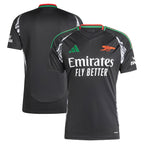 Arsenal adidas Men's 2024/25 Away Replica Jersey - Black