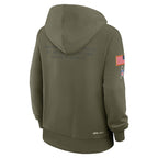 Dallas Cowboys Nike Women's 2025 Salute to Service Sideline Standard Issue Dri-FIT Hoodie - Olive