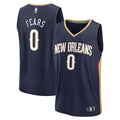 Jeremiah Fears New Orleans Pelicans  2025 NBA Draft First Round Pick Fast Break Replica Jersey - Icon Edition - Navy