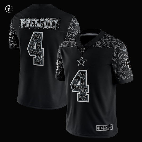 Dak Prescott Dallas Cowboys Nike RFLCTV Limited Jersey - Black