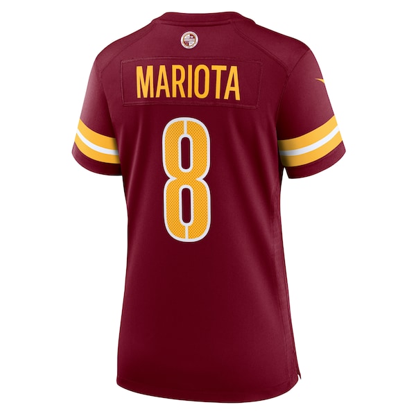 Marcus Mariota Washington Commanders Nike Women's Team Game Jersey -  Burgundy