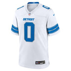 Jahmyr Gibbs Detroit Lions Nike Game Player Jersey - White/Blue/Black