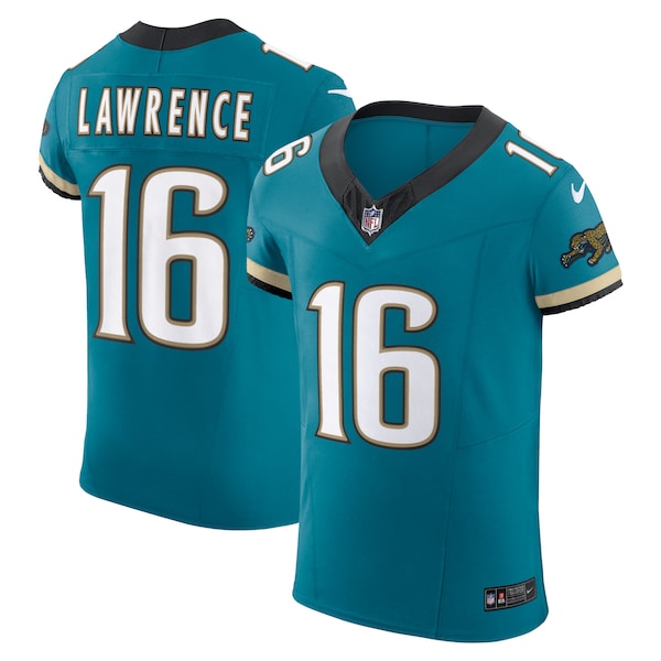 Trevor Lawrence Jacksonville Jaguars Nike Prowler Throwback Vapor F.U.S.E. Elite Jersey - Teal