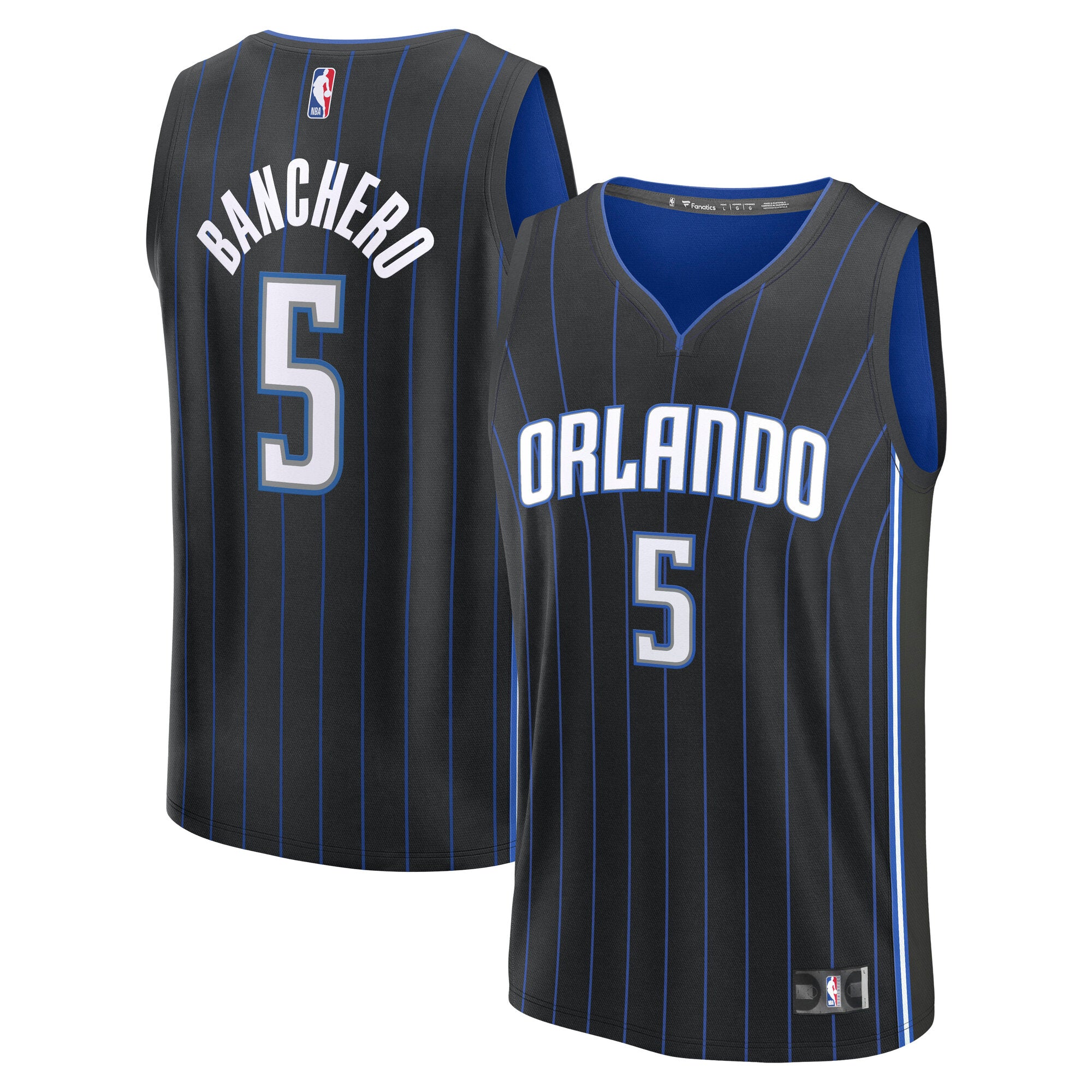 Paolo Banchero Orlando Magic  Youth Fast Break Replica Player Jersey - Icon Edition - Blue/Black