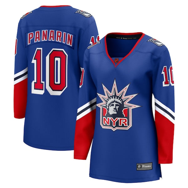Artemi Panarin New York Rangers  Women's Special Edition 2.0 Breakaway Player Jersey - Royal