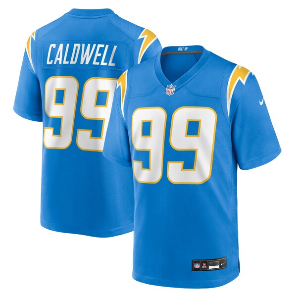 Jamaree Caldwell Los Angeles Chargers Nike Team Game Jersey -  Powder Blue