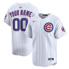 Chicago Cubs Nike Home Limited Custom Jersey - White