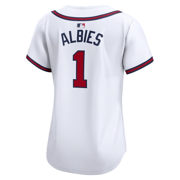 Ozzie Albies Atlanta Braves Nike Women's Home Limited Player Jersey - White