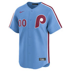 Philadelphia Phillies Nike Alternate Limited Custom Jersey - Light Blue/White