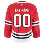 Chicago Blackhawks  Home Authentic Pro Custom Jersey - Red